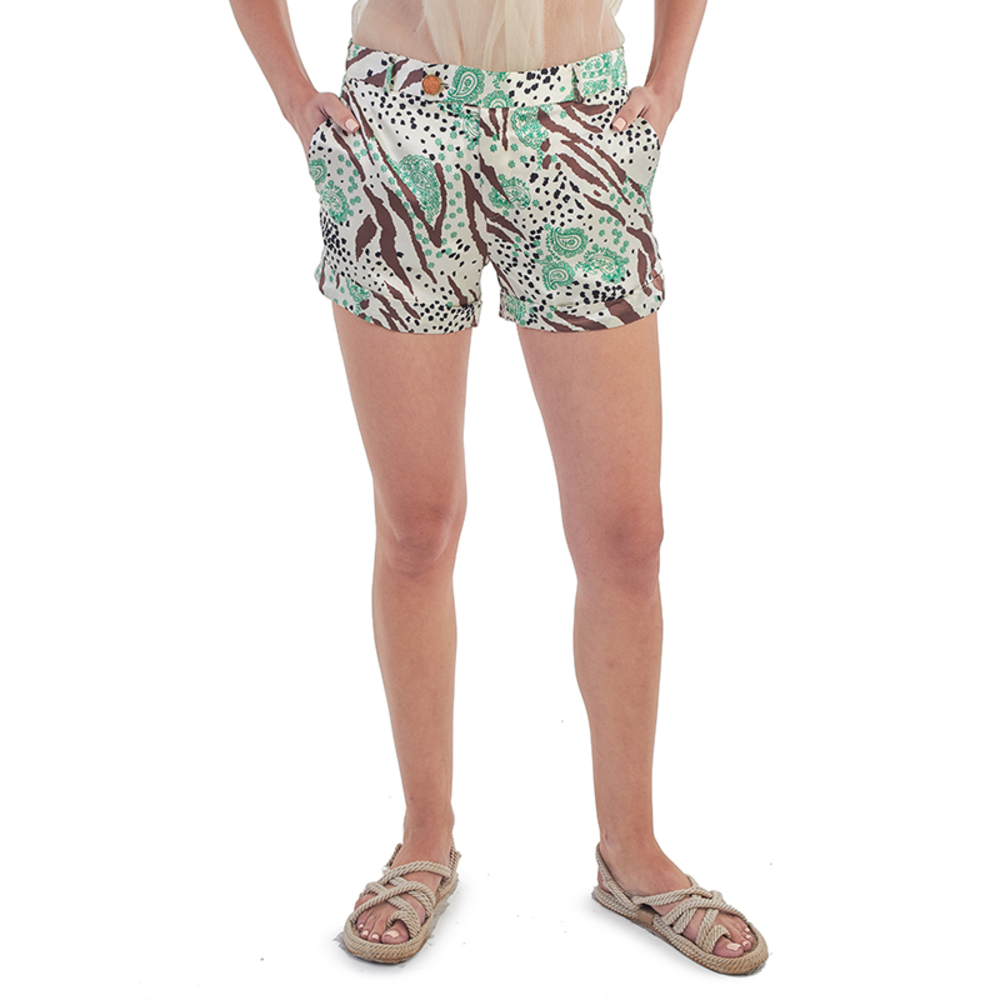 JOHNSON MEDIUM RISE STRAIGHT SHORTS | WOMENS SIZE 27